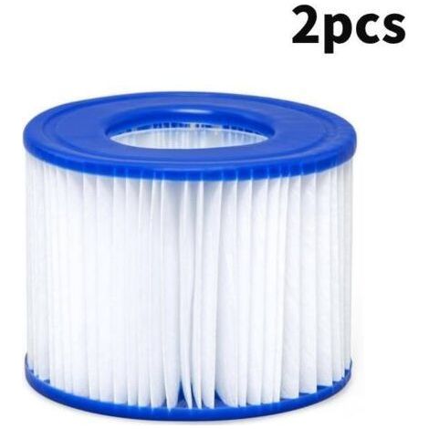 Filtro per piscina 2 pezzi, Filtro spa, pulitore per piscina per Bestway (VI), blanc et bleu, 10,68 cm-Chrom (1/5)