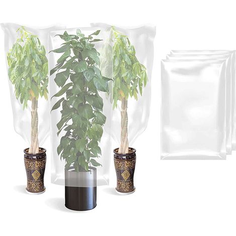2 teli antigelo extra large per piante invernali - sacchi antigelo in plastica da 200 x 240 cm, teli impermeabili per piante, adatti per arbusti da giardino, palme e alberi da frutto da esterno