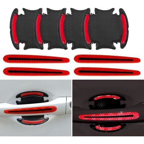 Protection Portière Voiture,Protection de Poignée de Porte de Voiture Anti-Rayures,Autocollant Poignée Portière Voiture (1/4)