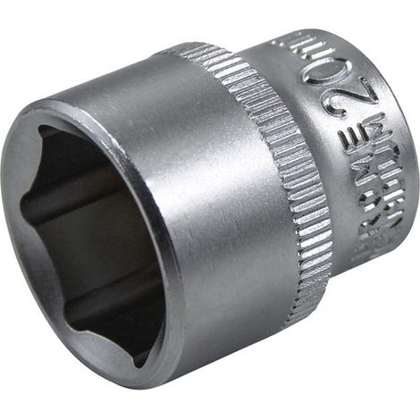 Faithfull Hex Socket 3/8in Drive 20mm FAISOC3820Q (1/2)