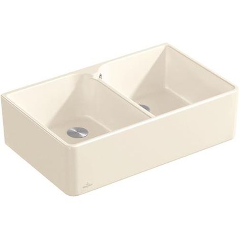 Bloc évier VB 80 x 795 x 500 mm en céramique Noir Pur
