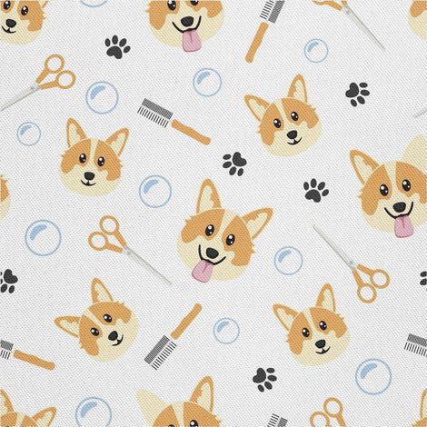 Tissu d'extérieur décoratif Oxford - Motif toiletteur pour chiens (1/5)