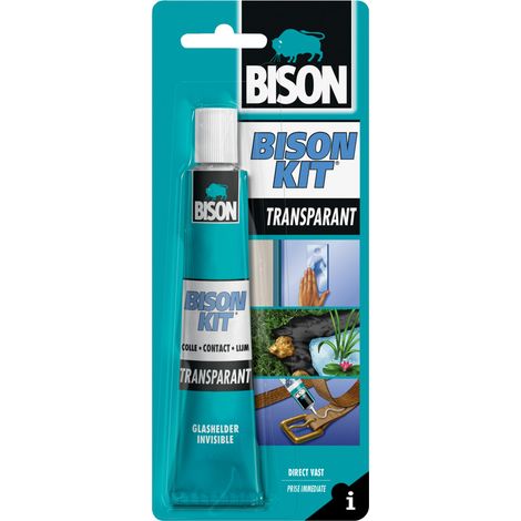 Bison Kit Adhésif Contact Transparent Tube - 50 ml (1/4)