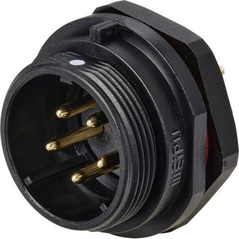 Weipu SP2112 Rundstecker 5 Pole IP68 Frontmontage (1/4)