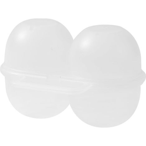 Boîte de rangement d'œufs transportable anti-choc pour 2 œufs coffret de transport pour camping extérieur randonnée (1/4)