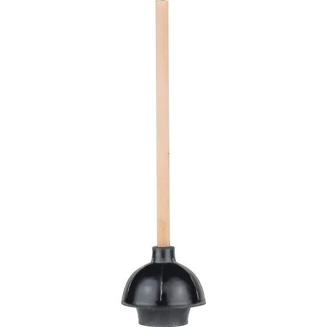 Joint de toilette en caoutchouc, double compression, robuste, qualité professionnelle avec poignée en bois (1/3)