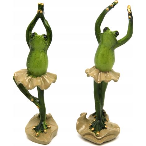 Figuritas decorativas de ranas bailarinas (2 diseños) PARA REGALO (1/5)