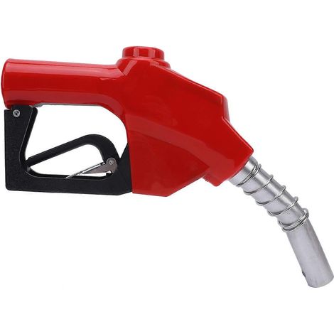 Roter Multifunktions-Kraftstoffeinfüllhahn mit automatischer Abschaltung für Benzin, Öl und Kerosin, praktische Tankpistole. (1/5)