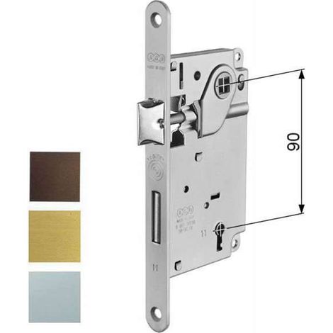 Serratura Inf.Legno Centro E50 Bronzata 1001 Agb
