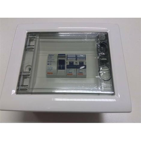 Kit centralino gewiss x abitazione 4,5ka gw40603+gw90026 7 gwd4617 centralino-mini