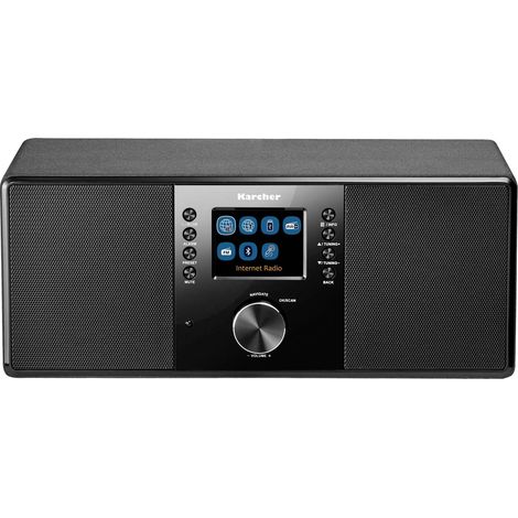 Karcher DAB 7000i Radio de table Internet Internet, DAB+, FM WiFi, Bluetooth, USB, AUX, radio internet fonction réveil noir X044561 (1/5)