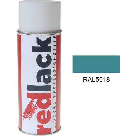 Bomboletta di Vernice spray 400ml – RAL 5018 – Blu turchese – lucida – multisupporto – Redlack