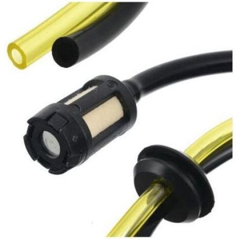 Durite Essence - Filtre Carburant - Compatible Moteur 2 Temps Et 4 Temps - Pour Tondeuse Taille-haie Debroussailleuse - Pack De 5 (1/5)