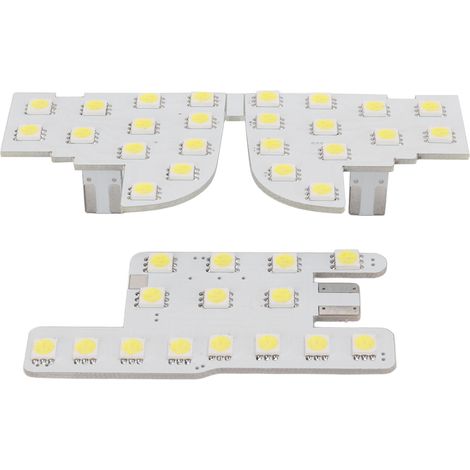 Lot de 3 plafonniers LED 39LED 48SMD 12V 5W Blanc 8000LM Éclairage intérieur voiture Compatible CRV 2017 et plus (1/5)