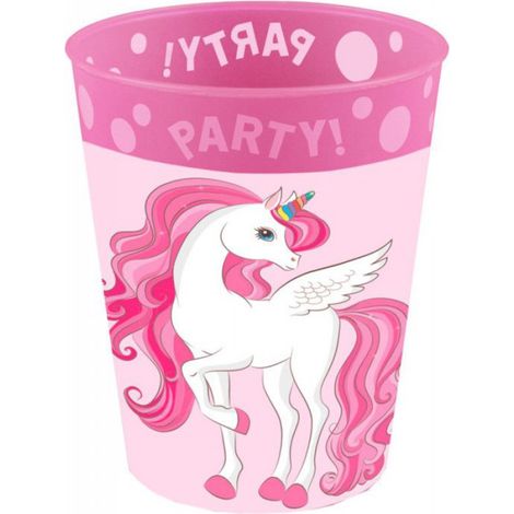 Gobelet - Mélamine - 250 ml - Micro-ondable - Sans BPA - Licorne - 1 Pièce