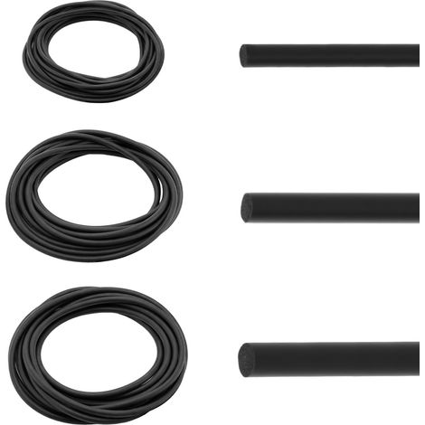 rofilé de Remplissage de Joint Rond 15m (5m chacun en 4mm/5mm/6mm) – Mousse de Caoutchouc EPDM Noire - Pour Combler Les Interstices (1/5)