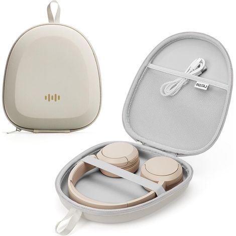 Étui Rigide Universel - 1 Unité - EVA Compact - Protection Anti-Choc - Pour Casques Supra-Auriculaires - 21,5x19,5x5cm (1/5)