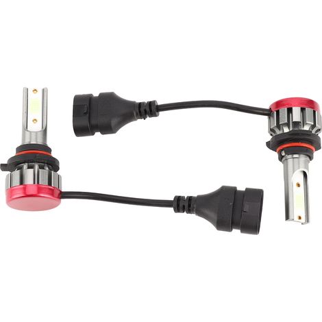 2 ampoules LED EV19 9005/HB3 30W 3000LM 8000K bleu givré pour feux antibrouillard, puce DOB (1/5)