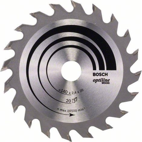 PRO Lama circolare in legno, 140 x 2,4 x 20 mm, T20