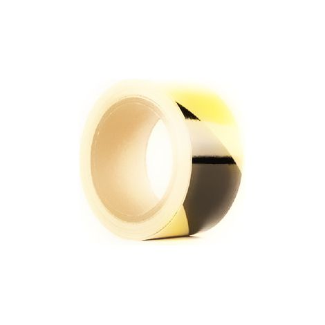 Adhésif jaune/noir l 50mm L 30m CAME 001FR0038