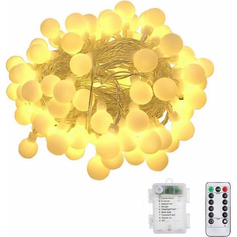 String Lights, Christmas Lights, LED String Lights Christmas Fairy Lights IP42 Waterproof String Lights 8 Modes Indoor/Outdoor Decoration for Bedroom (6M 40LED) [Energy Class A+++]