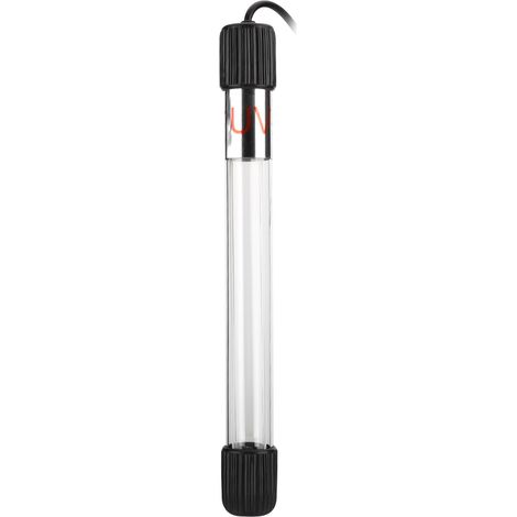 Lampe germicide UV à minuterie pour aquarium, lampe anti-algues, éclairage amphibie, UE 220 V 13 W (1/5)