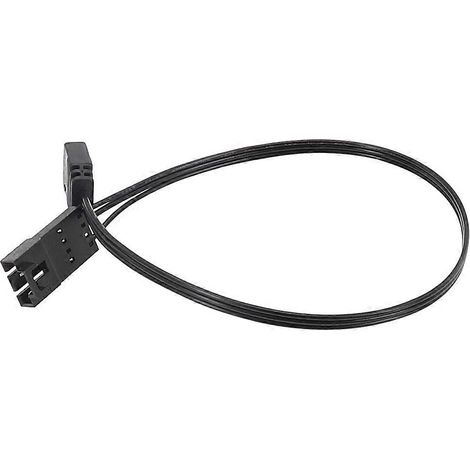 Un connecteur adaptateur femelle 4 broches RGB 12V compatible avec les ventilateurs Corsair vers 3 broches femelles 5V pour carte mère, permettant le contrôle des LED de la carte mère. (1/5)