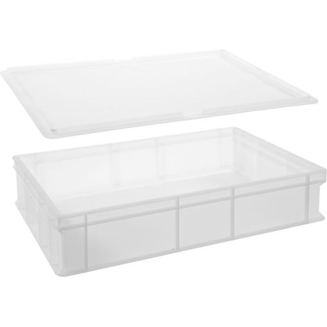 HENDI Coperchio, per le cassette portaimpasto pizza e pane di HENDI 880906, 880913, 880920, facile da pulire, senza BPA, 600x400mm, PET