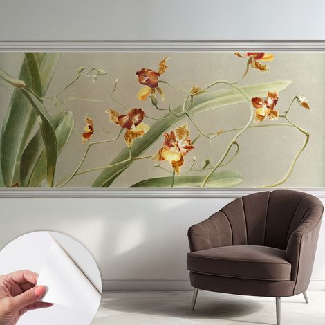 Fotomurale adesivo stickers - per camera da letto - per corridoio - decorazione casa moderna Orchidee classiche 250x104 cm (1/5)