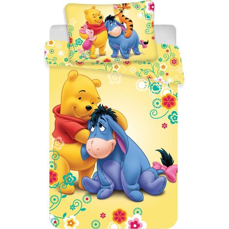 Winnie The Pooh Kinderbettwäsche – Bettbezug 100x135 cm & Kissenbezug 40x60 cm (1/5)