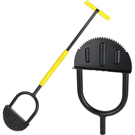 APEX Truelle de taille dentelée, un outil de jardinage adapté à la taille des bordures de jardin et de pelouse. (1/4)