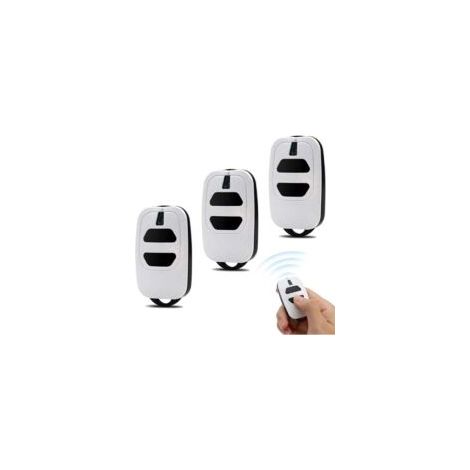 Set di 3 telecomandi per cancelli, telecomando universale per porte da garage, 433,92 MHz, compatibile con DEA GT2 GT4 MIO TR2 TR4 R2N - Crezuo