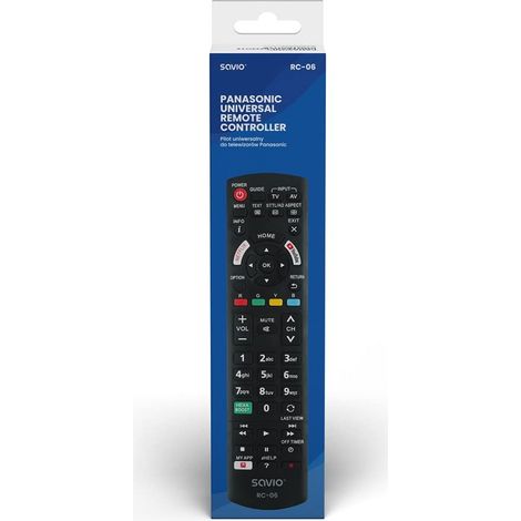 MANDO TV SAVIO RC-06 REEMPLAZO PANASONIC SMART TV (1/4)