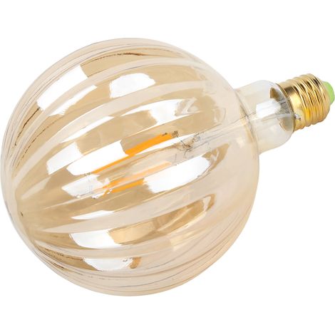 E27 4W G125 LED-Filamentlampe, Vintage-Wassermelonenform, Wohndekoration, 220V, warmgoldenes Licht (1/5)
