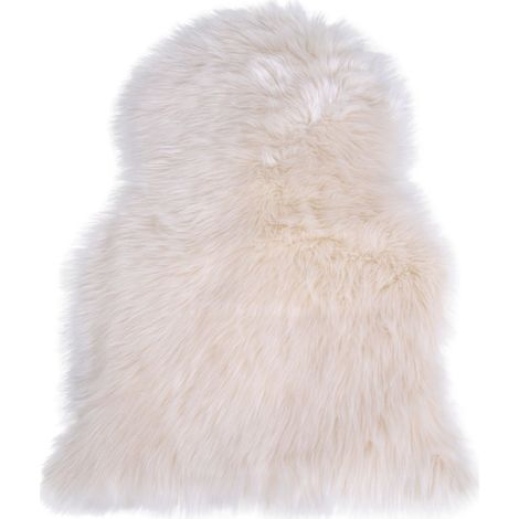 Pelle di agnello sintetica House Nordic avorio 50x85 cm