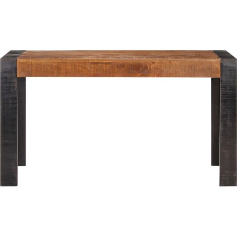 Maison Exclusive - Esstisch 140x70x76 cm Raues Mango-Massivholz