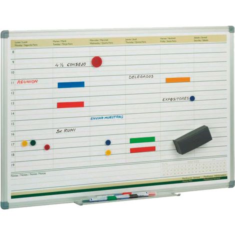 PIZARRA PLANIF. SEMANAL 60X90CM FAIBO PLS