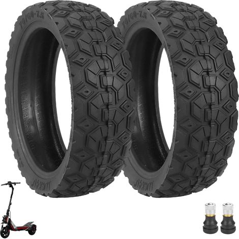 70/60-7,5 Pneu sous vide pour scooter électrique Segway Ninebot ZT3 / ZT3 Pro 11" Pneu tubeless sans chambre à air Pneu de rechange avant/arrière avec valve (2 sans chambre à air avec valve) (1/5)