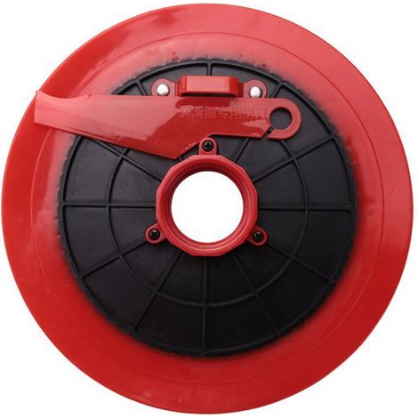 1 red plastic high-pressure lubricating oil/grease pan, grease gun, suction pan, self-priming pressure pan, grease pan. (1/4)
