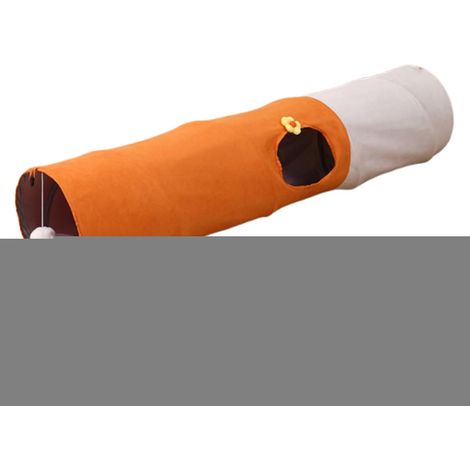 Tunnel pour chaton Tube à chat pliable avec balle Tente (1/5)