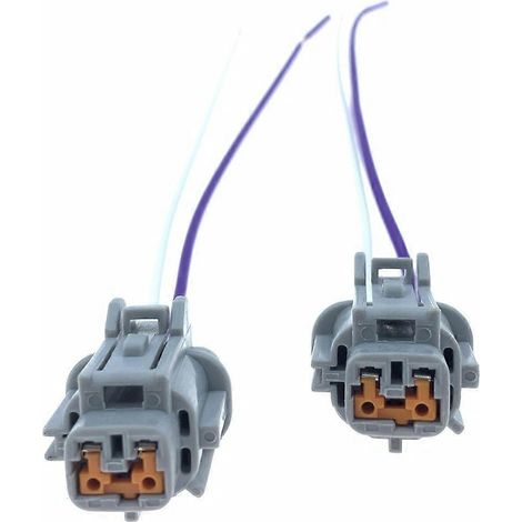 Connecteur étanche compatible automobile avec prise 2 broches 2,2 mm, douille pour feu antibrouillard, support de lampe 6185-0867 (1 pièce) (1/5)