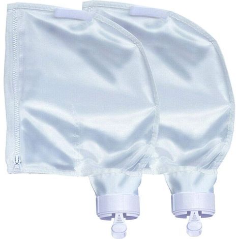2 bolsas de repuesto de malla de nailon multiusos para limpiafondos Polaris 280 y 480 con cremallera. (1/4)