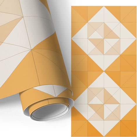 Klebefolie für Möbel - Möbelfolie - Selbstklebefolie - für Couchtisch - Türen - Wohnzimmer - Schlafzimmer Dreieckiges Mosaik 50x100 cm