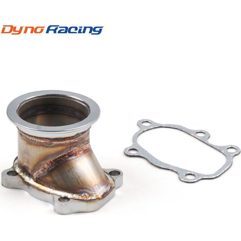 Adaptador de tubo de escape turbo de 63 mm con brida de abrazadera tipo V para modificación de automóviles, adecuado para T25, T28, GT25, GT28. (1/3)