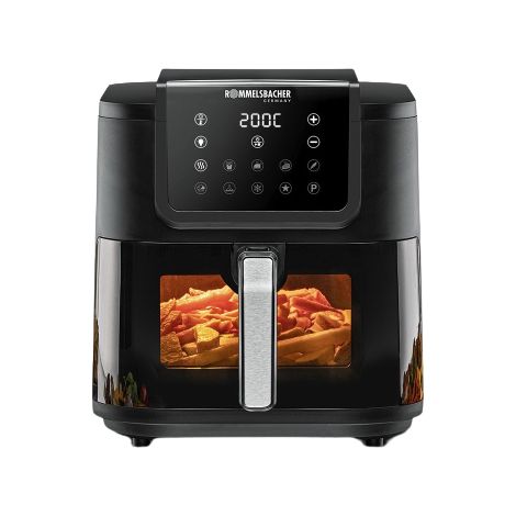 Rommelsbacher FRH 1700 friggitrice ad aria calda nera 8 litri (1/3)