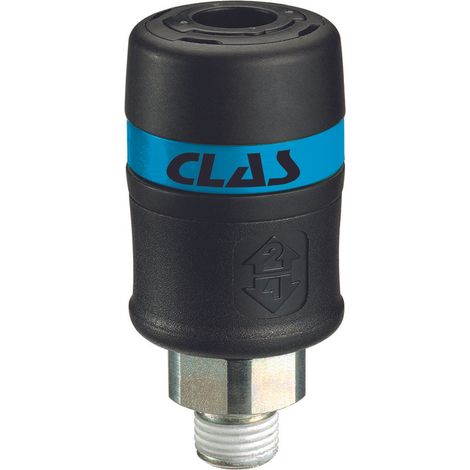 Raccord rapide de sécurité fileté mâle 1/2" BSP 88m3/h - OP 0722 - CLAS Equipements