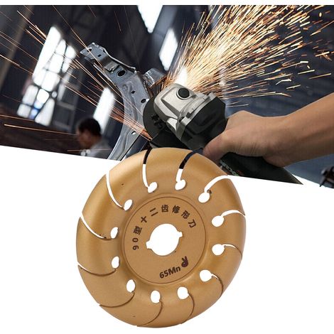Disque de polissage en or pour meuleuse d'angle à 12 dents (Type 90) (1/5)