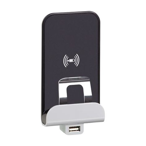 Legrand – Chargeur Ind + Mod USB pour prise complète – Mode de pose électricité – Compatible avec installations standards – Pour usage professionnel