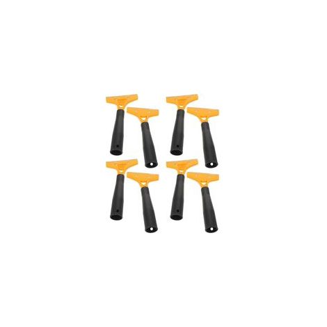 Kit de 8 Outils pour Calfeutrage – Spatule à Calfeutrer Multifonction Grattoir à Mastic Solide Outil à Joint D’Angle Ergonomique – Cuisine Salle de Bain Fenêtres et Rénovation