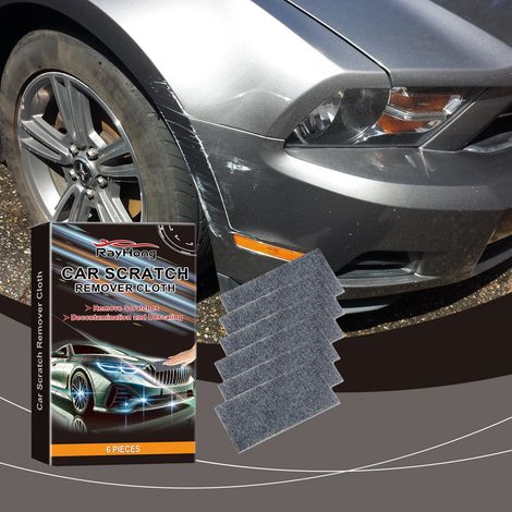 Car Nano Scratch Care Cloth - Portable Cloth for Cleaning and Maintaining Car Paint Scratches and Water Stains - 6 PIECES (1/5)